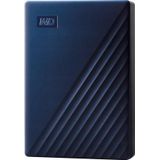 WD My Passport Ultra 6 TB (compatibel met pc, Xbox en PS4, apparaatbeheersoftware en back-up met wachtwoordbeveiliging, 256-bits AES-hardware-encryptie), blauw