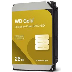 WD - Gold - Harde Schijf - 26TB - SATA-600 - 3.5" - Interne