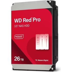 Western Digital - Red Pro - Interne Harde Schijf - 26 TB - 512MB Cache