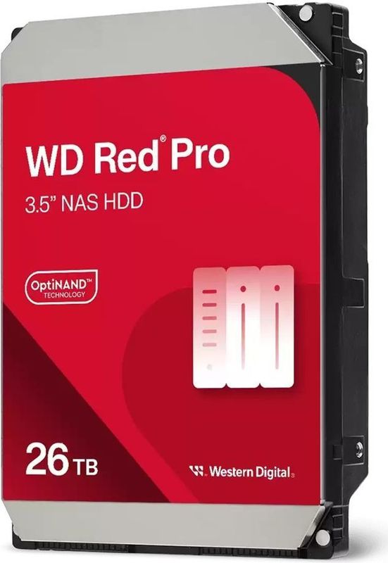 Western Digital - Red Pro - Interne Harde Schijf - 26 TB - 512MB Cache