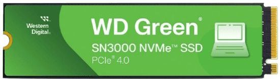 WD Green SN3000 - SSD - M.2 2280 - PCI Express 4.0 x4 - 1 TB - NVMe - Groen