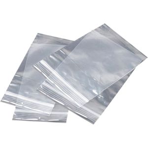 Gripzakje - Transparant - 180 x 250mm - 100 Stuks