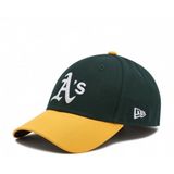 New Era The League Baseball Athletics Cap - Sportcap - Pet - Groen/Geel - One size