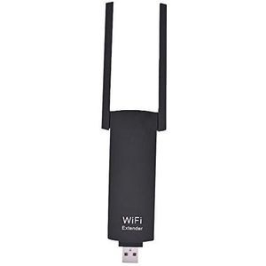 Garsent WiFi signaalverlenging, draadloze USB-WLAN-adapter, draagbare AP-versterker met 300 m Dual-antenne-router-repeater
