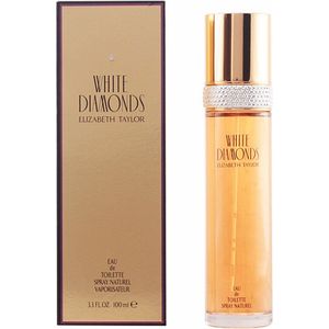 Elizabeth Taylor - White Diamonds, Eau de Toilette für Frauen, Blumiger Duft, Spray Spray, Reichhaltiger und Luxuriöser Duft, Basierend auf Belebenden Noten - 100 ml