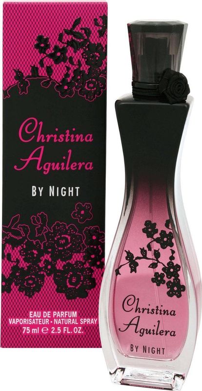 Christina Aguilera - By Night, Damen-Körperparfüm, mit Pfirsichblüte, blumiger, orientalischer und fruchtiger Duftnote, am besten geeignet für den Sommer, Parfum für Frauen