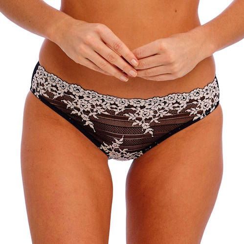 Wacoal - Embrace Lace - Dames Brief - Black - Katoen