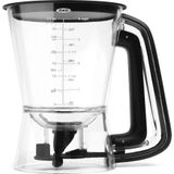 OXO Good Grips – precisie-deegdispenser en doseerder voor pannenkoeken, siliconenventiel, voor 4 kopjes