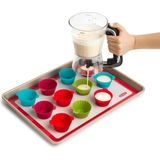 OXO Good Grips – precisie-deegdispenser en doseerder voor pannenkoeken, siliconenventiel, voor 4 kopjes