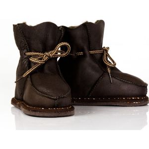 Bernardino® - Baby slofjes - Unisex - Cognac -  Maat 18