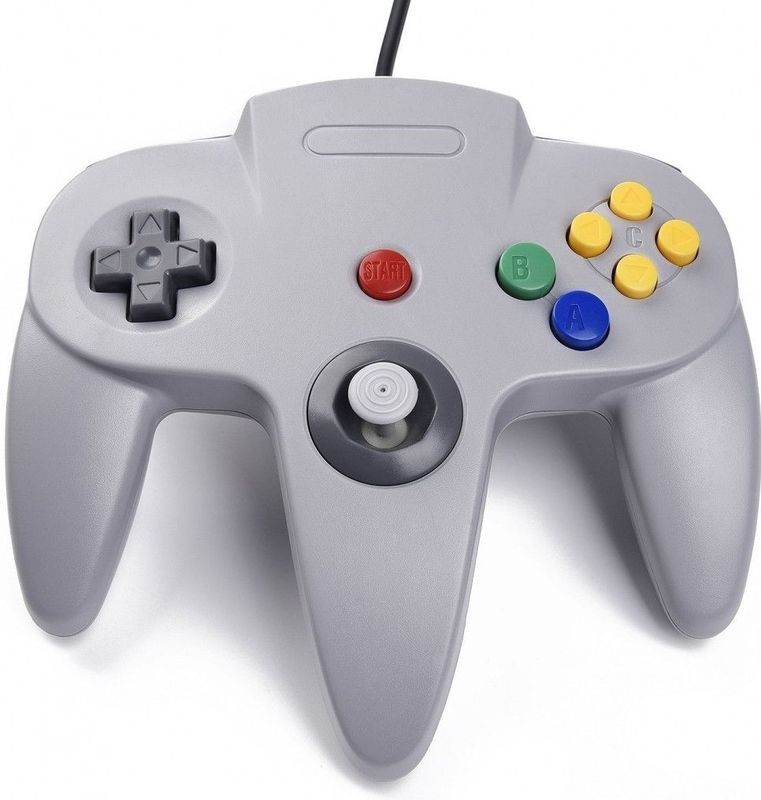 Teknogame - Bekabeld N64 Controller - Grijs - Nintendo 64