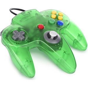 Nintendo 64 Controller Groen Transparant (Teknogame)