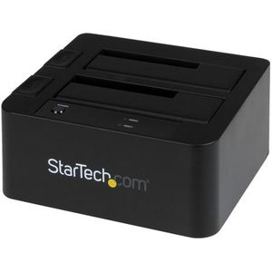 StarTech.com USB 3.0 / eSATA dubbel harde-schijf docking station met UASP voor 2,5/3,5 inch SATA SSD / HDD SATA 6 Gbps