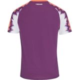 Head Racket Topspin T-shirt Met Korte Mouwen Paars L Man