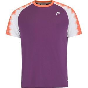 Head Racket Topspin T-shirt Met Korte Mouwen Paars L Man