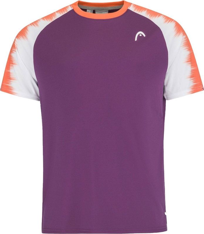 Head Racket Topspin T-shirt Met Korte Mouwen Paars L Man