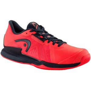 Head - Racket Sprint Pro 3.5 Clay - Tennisschoenen - Vurig Koraal / Bosbes