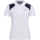 HEAD Poloshirt Club Tech Dames Wit
