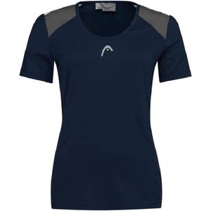 HEAD T-Shirt Club Tech Dames Blauw