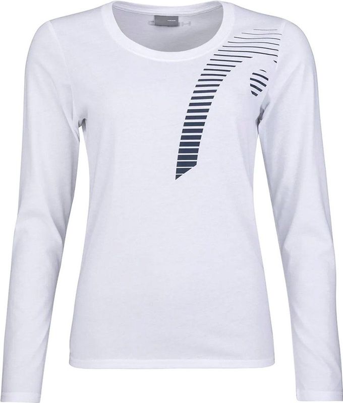 Head Racket Club Linda T-shirt Met Lange Mouwen Wit L Vrouw