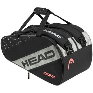 Padel Tas HEAD Team Padel Bag L Black Ceramic