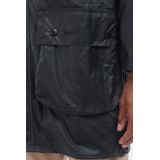 Barbour - Border Wax Jas - Blauw - Regular-fit