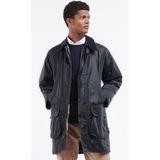 Barbour - Border Wax Jas - Blauw - Regular-fit