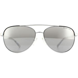 Michael Kors Aviator dames zilveren spiegel zonnebril