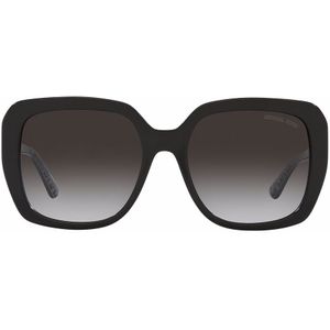 Michael Kors MANHASSET MK 2140 Zwart/Grey Shaded 55/18/140 zonnebril voor dames, Zwart/Grijs Shaded