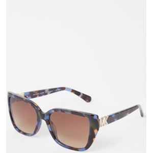 Michael Kors - Acadia MK2199 - Rechthoekige Zonnebril - Blauw Havana