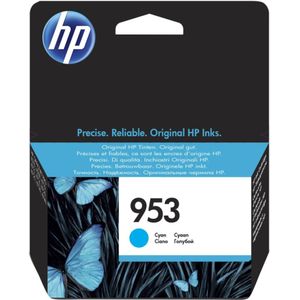 HP 953 Cyan Original Ink Cartridge inktcartridge 1 stuk(s) Origineel Normaal rendement