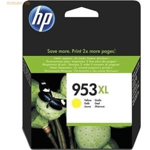 HP 953 Yellow Original Ink Cartridge inktcartridge 1 stuk(s) Origineel Normaal rendement Geel