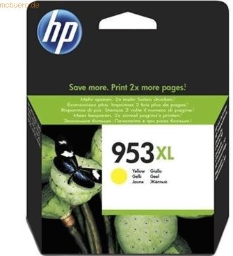 HP 953 (F6U14AE) inktcartridge geel (origineel)