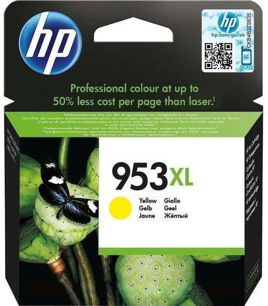 HP 953XL High Yield Yellow Original Ink Cartridge inktcartridge 1 stuk(s) Origineel Hoog (XL) rendement Geel