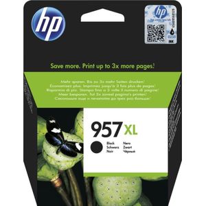 HP 957XL (Opruiming aug-23) zwart (L0R40AE) - Inktcartridge - Origineel Hoge Capaciteit