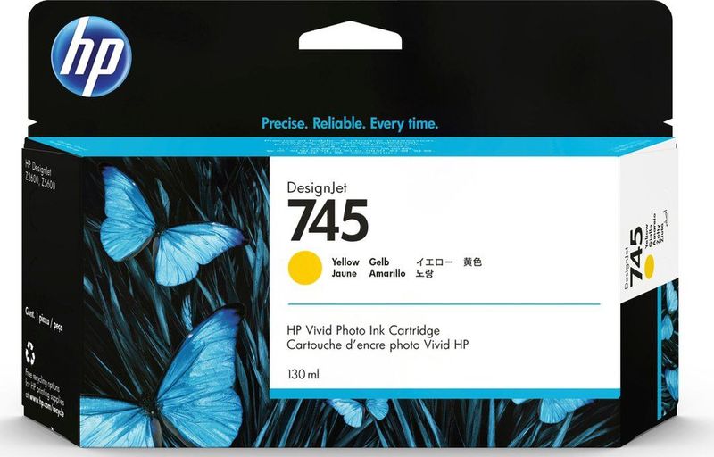 HP 745 130-ml DesignJet Yellow Ink Cartridge printkop