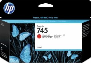 HP 745 130-ml DesignJet Chromatic Red Ink Cartridge printkop