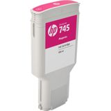 HP 745 (F9K01A) inktcartridge magenta hoge capaciteit (origineel)