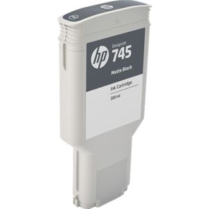 HP 745 (F9K05A) inktcartridge mat zwart hoge capaciteit (origineel)