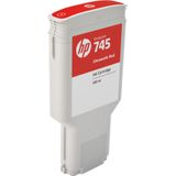 HP 745 (F9K06A) inktcartridge chromatic red hoge capaciteit (origineel)