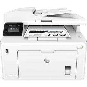 HP LaserJet Pro MFP M227fdw, Zwart-wit, Printer voor Bedrijf, Afdrukken, kopiëren, scannen, faxen, Invoer voor 35 vel, Dubbelzijdig printen