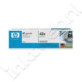 HP 43X (C8543X) toner zwart hoge capaciteit (origineel)