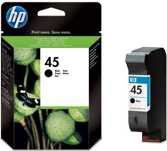 HP - 45 Inktcartridge - Zwart - Origineel - 42 ml