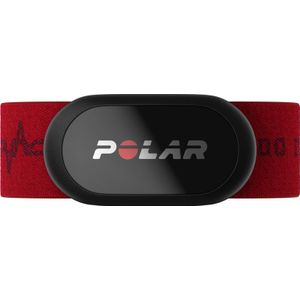 POLAR H10 Hartslagsensor - BLE ANT+ - Pro Borstband Red Beat M-XXL