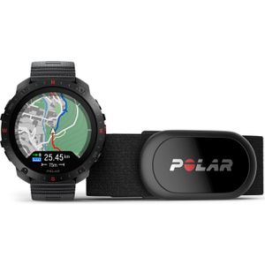 polar grit x2 pro gps horloge black night  h10 hartslagsensor