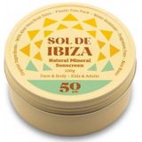 Sol de Ibiza Zonnebrand SPF50 blikje 100 gram