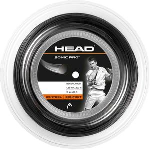 Tennissnaar HEAD Sonic Pro Reel 16 Black 1.30mm/200m