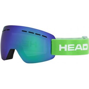 HEAD SOLAR FMR Skibril voor volwassenen, uniseks, snowboardbril, groen