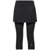 HEAD - Club 3/4 Skort - Zwart - Korte Broeken - Dames