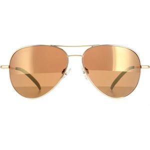 Serengeti zonnebril Carrara Small 8551 Glansend Gold Gold Polarisated Drivers Gold | Sunglasses